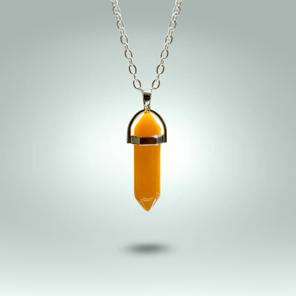 DIJE CUARZO JASPE AMARILLO