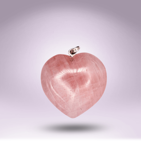 Dije Corazon Cuarzo Rosa